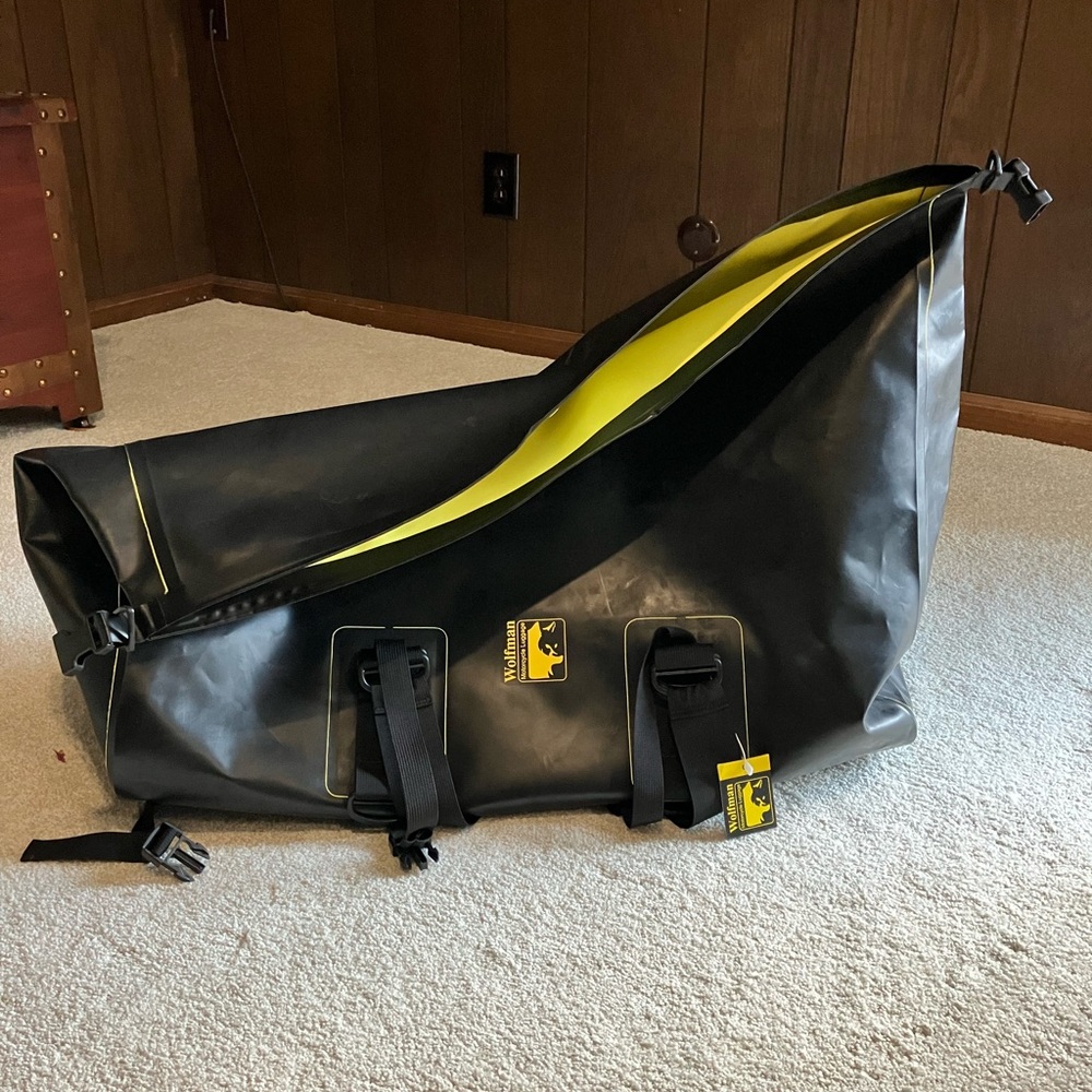 Wolfman motorcycle luggage